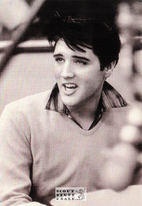Elvis Presley Black/White Postcard by Classico San Francisco #136-570
