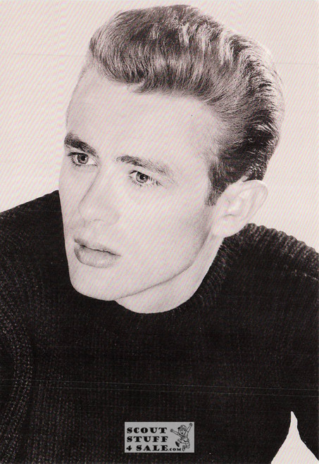 James Dean Black/White Postcard by Classico San Francisco #136-582