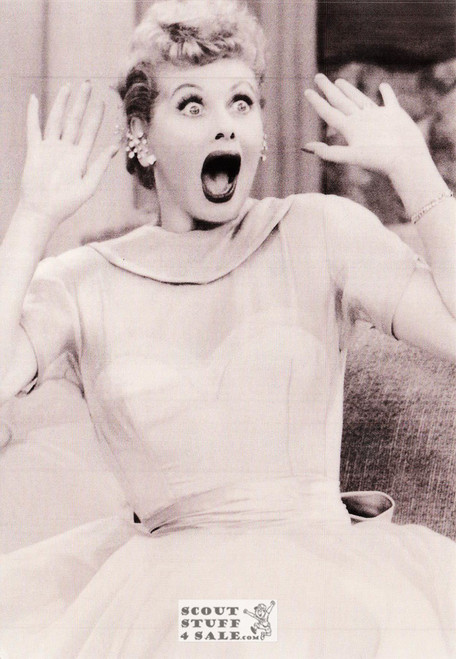 I love Lucy Black/White Postcard by Classico San Francisco #136-597