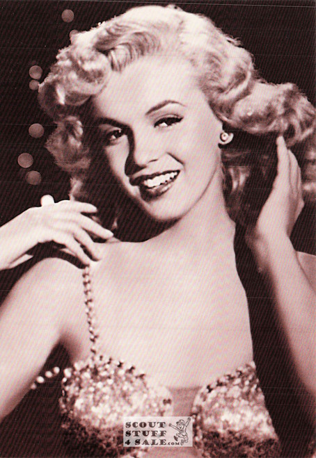 Marilyn Monroe Black/White Postcard by Classico San Francisco #136-604
