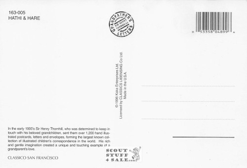 Sir Henry Thornhill Grandfather's Letters Postcard by Classico SF #163-005
