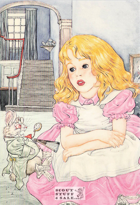 Alice in Wonderland Postcard by Angel Dominguez, Classico SF #164-003