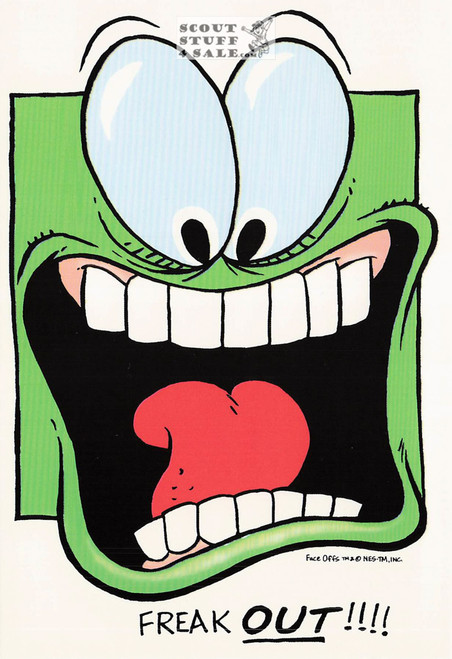 No Brainer Face Offs Postcard by Classico San Francisco #165-003