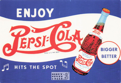 Old Pepsi Cola Advertisement Postcard by Classico San Francisco #184-003