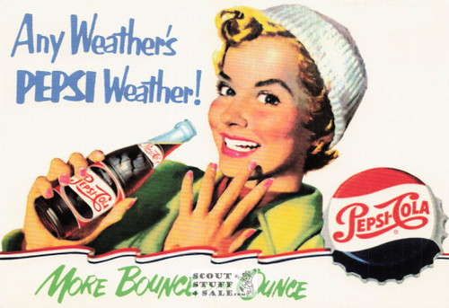 Old Pepsi Cola Advertisement Postcard by Classico San Francisco #184-014