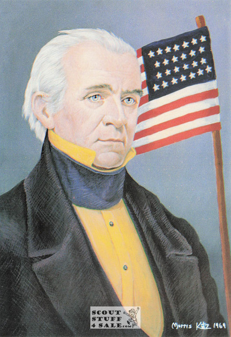 James Polk President Painting Postcard Morris Katz by Classico #185-011