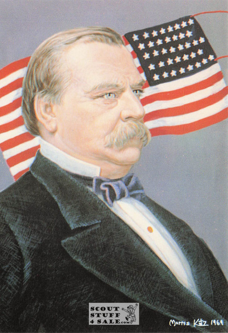 Grover Cleveland President Painting Postcard Morris Katz by Classico #185-022