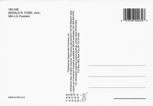 Gerald Ford President Painting Postcard Morris Katz by Classico #185-038