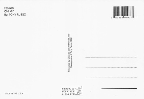 OH! MY Tony Russo Photo Postcard by Classico SF #236-020
