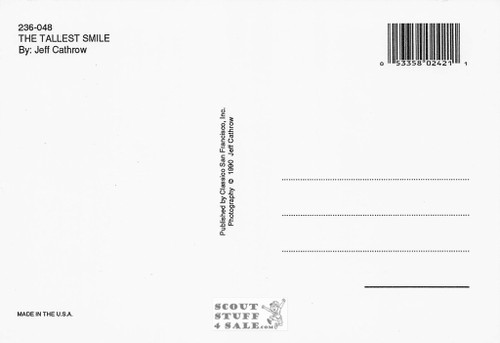 THE TALLEST SMILE Jeff Cathrow Photo Postcard by Classico SF #236-048