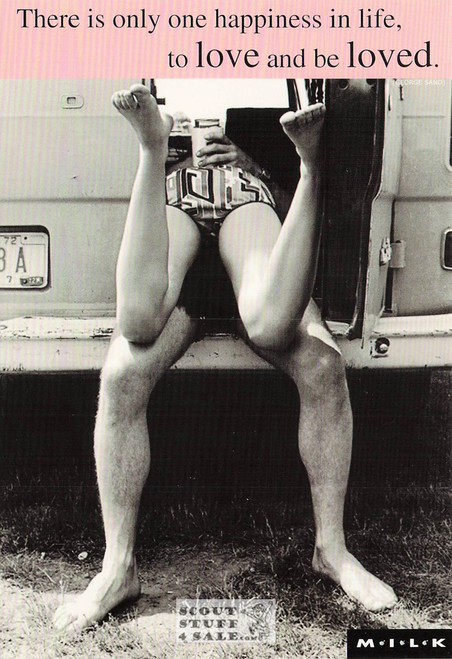 Moments Intimacy Laughter Kinship (MILK) Postcard by Classico SF #240-004