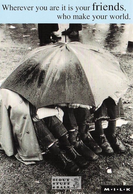 Moments Intimacy Laughter Kinship (MILK) Postcard by Classico SF #240-005