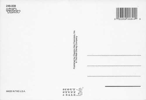 Dick Tracy Movie Postcard, Warren Beatty,  by Classico San Francisco #246-009