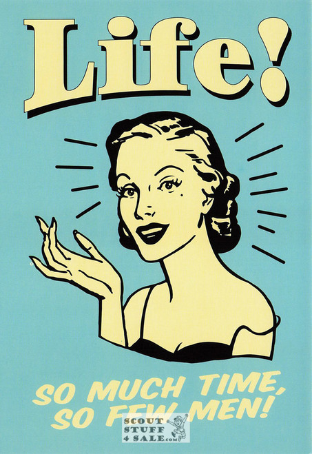 Life RETRO Humorous Postcard by Classico San Francisco #246-025