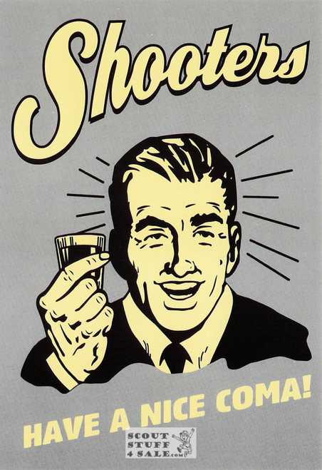 Shooters RETRO Humorous Postcard by Classico San Francisco #246-039