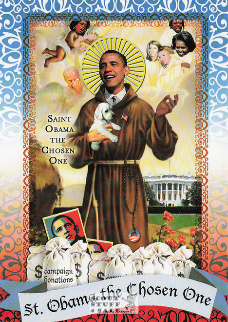 Obama Political Humor Postcard by Classico San Francisco #246-150