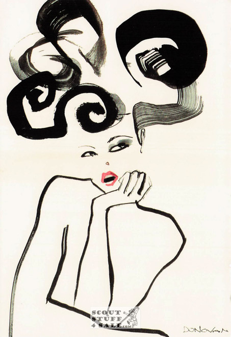 Bill Donovan Art Postcard by Classico San Francisco #254-002