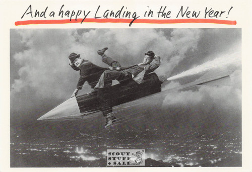 Herbert Gutsch Vintage Image Comedic Xmas Postcard by Classico SF #260-510