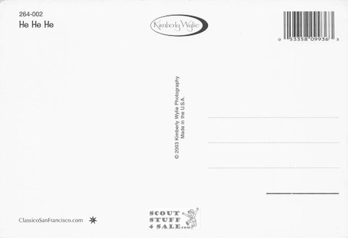 He He He Kimberly Wylie Photography Postcard by Classico SF #264-002