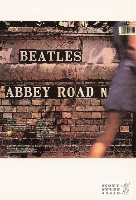 The Beatles Abbey Road Album Postcard by Classico San Francisco #268-028v2
