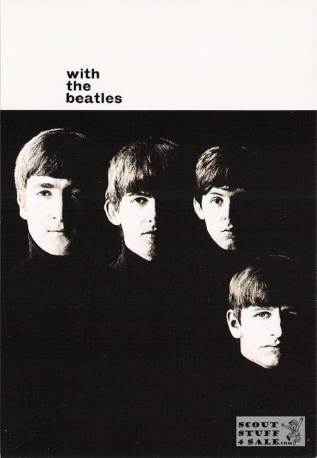The Beatles With the Beatles Album Postcard Classico San Francisco #268-031v2