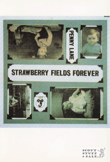 The Beatles Strawberry Fields Postcard by Classico San Francisco #268-041