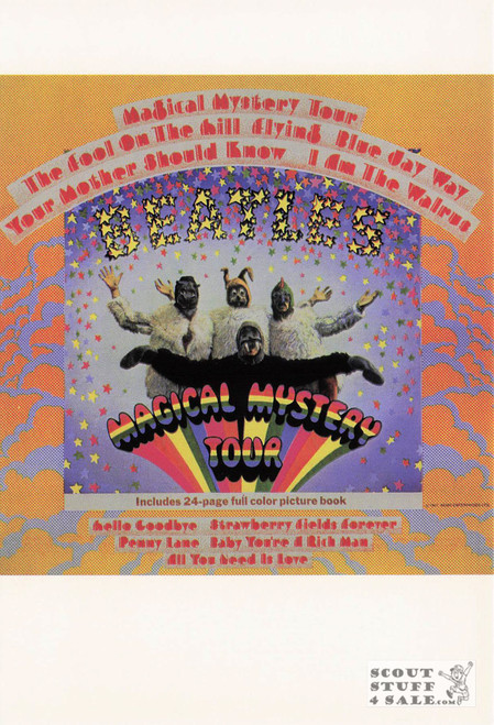 The Beatles Magical Mystery Tour Album Postcard by Classico SF #268-063v2