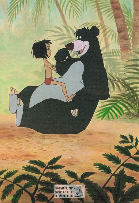 The Jungle Book, Walt Disney, Postcard by Classico San Francisco #312-010