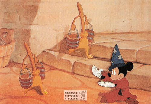 Fantasia Postcard, Walt Disney,  by Classico San Francisco #328-011