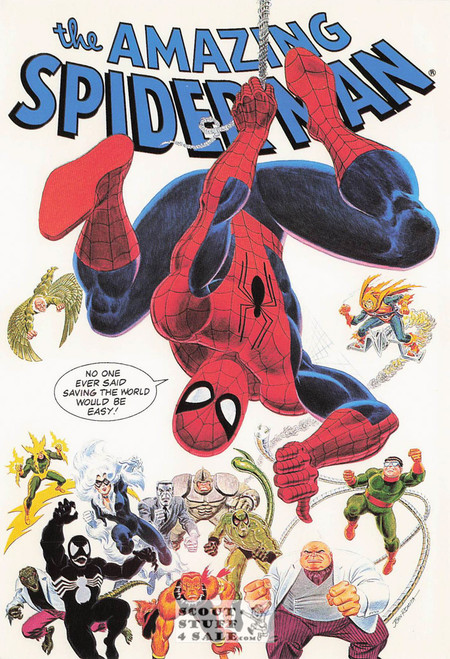 Spider-Man Marvel Superhero Postcard by Classico San Francisco #348-010