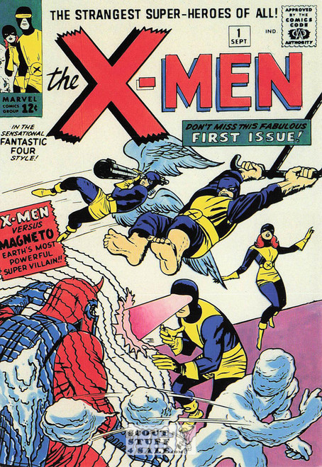 X-Men Marvel Superhero Postcard by Classico San Francisco #348-022