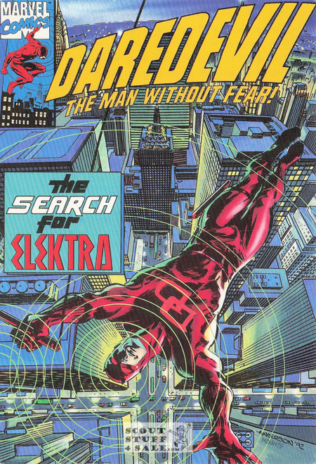 Daredevil Marvel Superhero Postcard by Classico San Francisco #348-057