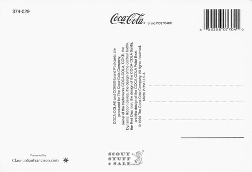 Coca Cola New York Brand Promotion Postcard by Classico SF #374-029