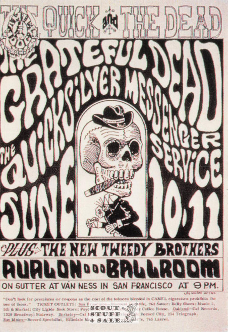 Grateful Dead Band Postcard by Classico San Francisco #394-016