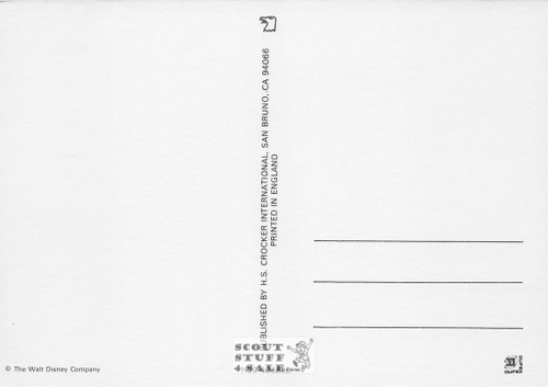 Dopey Metallic Cartoon Postcard Walt Disney by Classico SF #406-883