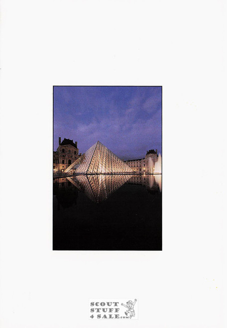 The Louvre Paris Seven Seas Cruise Lines Postcard by Classico SF #459-060