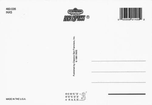 INXS Postcard by Classico San Francisco #460-035