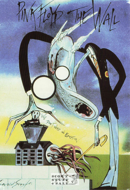 Pink Floyd The Wall Postcard by Classico San Francisco #460-094