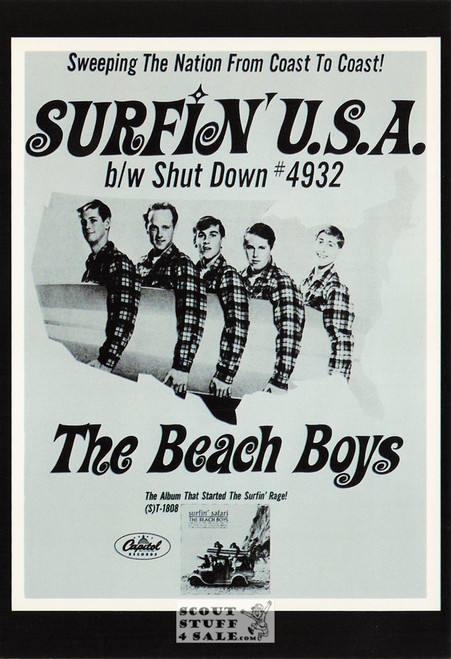 The Beach Boys Postcard by Classico San Francisco #460-160