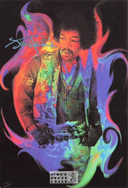 Jimi Hendrix Postcard by Classico San Francisco #460-222