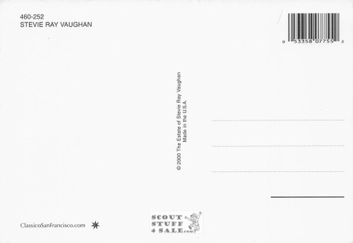 Stevie Ray Vaughan Postcard by Classico San Francisco #460-252