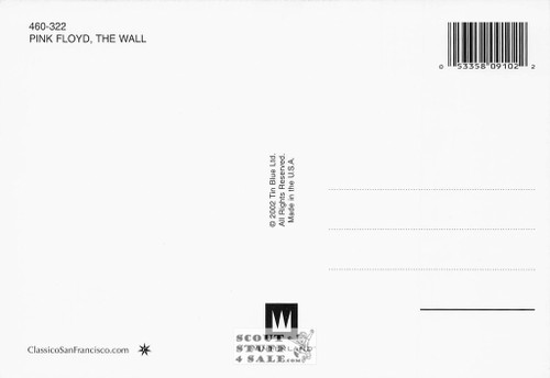 Pink Floyd The Wall Postcard by Classico San Francisco #460-322