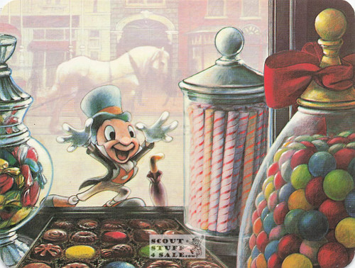 Jiminy Cricket Disneyland Postcard by Classico San Francisco #511-004