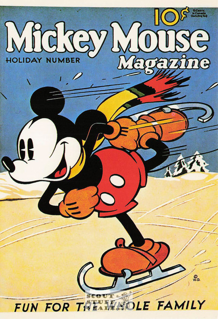 1936 Mickey Mouse Magazine Cover Postcard by Classico San Francisco #511-025