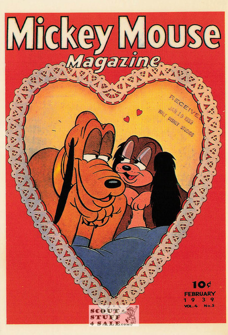 1939 Mickey Mouse Magazine Cover Postcard by Classico San Francisco #511-028