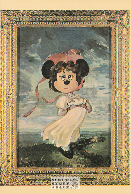 Minnie Mouse "Old Masters" Walt Disney Postcard Classico San Francisco #511-080