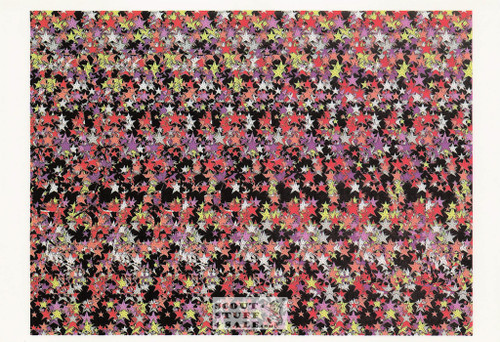 Dinosaurs - Magic Eye 3D Optical Illusion Postcard, Classico SF #512-079