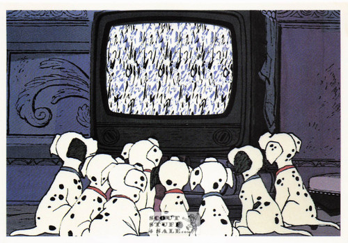 101 Dalmations Disney Magic Eye 3D Optical Illusion Postcard, Classico  #513-004