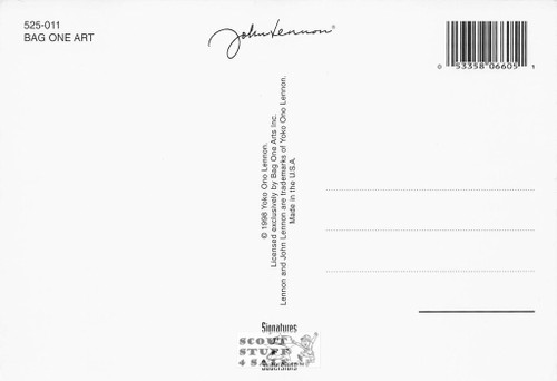 John Lennon Drawing Artwork Postcard, Classico San Francisco #525-011