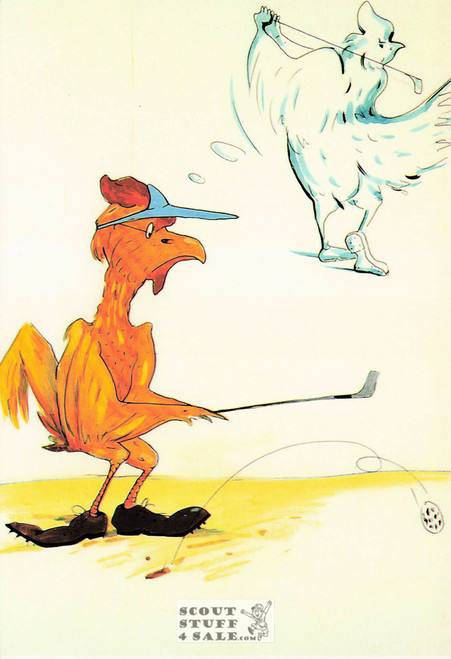 Golfing Birds Postcard. Golfing Bird Enterprises, Classico San Francisco #530-014